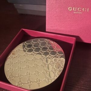 NEW IN BOX Gucci Gold Compact Mirror